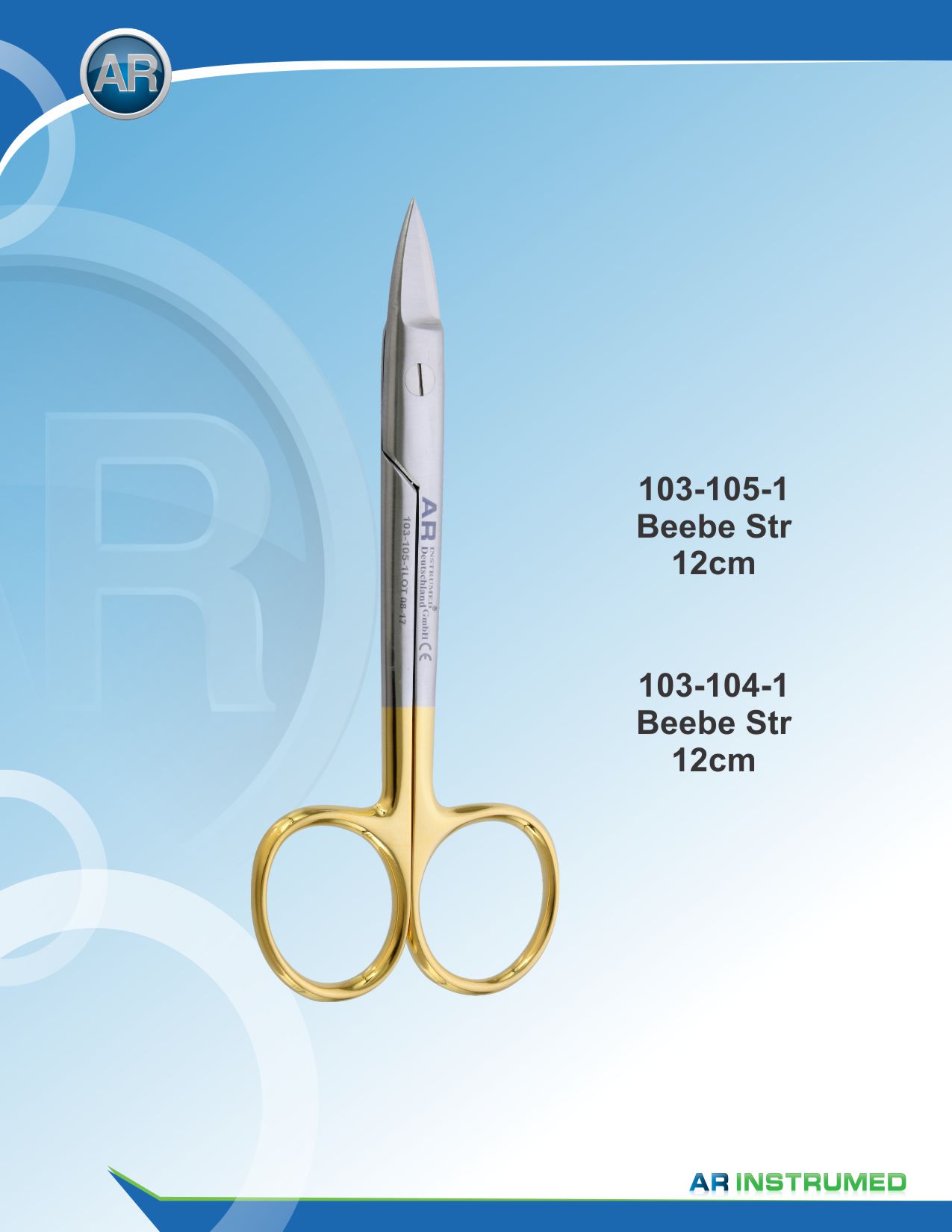 1031051_1_1.jpg Beebe Scissor Curved 12cm Saw Edge - Image 1