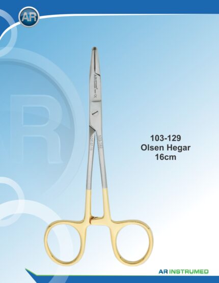 Olsen Hegar Needle Holder/Scissor in wire 2-0,3-0,4-0 16cm