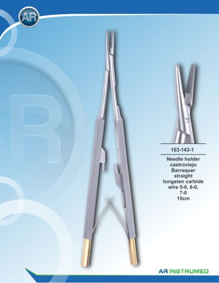 Needle Holder Castroviejo Barraquer Straight wire 5-0,6-0,7-0 15cm
