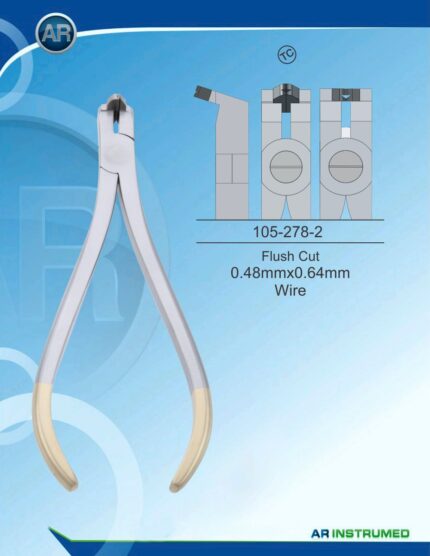 Alicates de ortodoncia Corte al ras 0,48mmx0,64mm Alambre (TC)