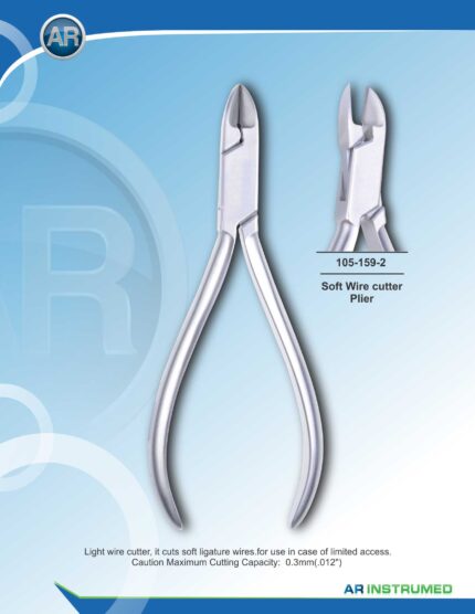 Soft Wire Cutter Plier max 0.30mm .012" Wire