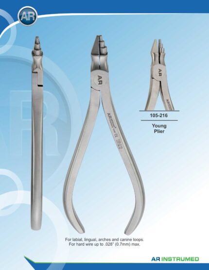 Young Pliers max 0.7mm .028" Wire