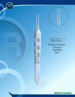Bishop Hartmann Tweezer Serrated 9cm - Image 2