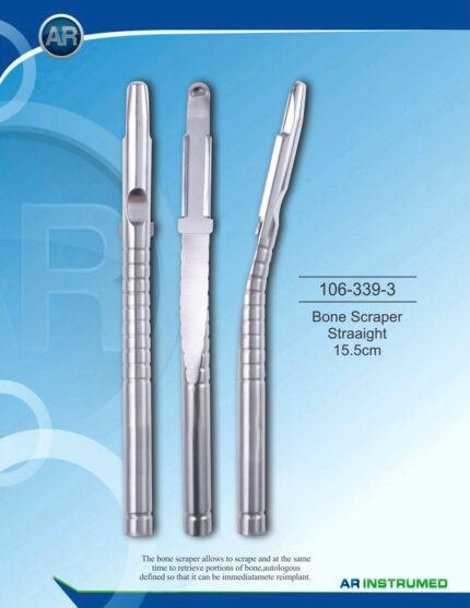 Bone   Scraper Straight 15.5cm