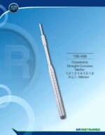 Osteotom Straight-Concave Marks: 1,0-1,2-1,4-1,6-1,8 ø2,7 -180mm