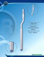 Osteotom Curved-Concave Marks: 1,0-1,2-1,4-1,6-1,8 ø4.9 -180mm - Image 2