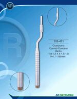 Osteotom Curved-Concave Marks: 1,0-1,2-1,4-1,6-1,8 ø4.1 -180mm - Image 2