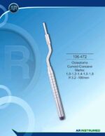 Osteotom Curved-Concave Marks: 1,0-1,2-1,4-1,6-1,8 ø3.2 -180mm