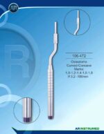 Osteotom Curved-Concave Marks: 1,0-1,2-1,4-1,6-1,8 ø3.2 -180mm - Image 2