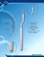 Osteotom Curved-Concave Marks: 1,0-1,2-1,4-1,6-1,8 ø2.0 -180mm - Image 2