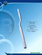 Osteotom Curved-Convex Marks: 1,0-1,2-1,4-1,6-1,8 ø3.2 -180mm