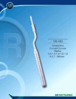 Osteotom Curved-Convex Marks: 1,0-1,2-1,4-1,6-1,8 ø2.7 -180mm