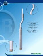 Osteotom Curved-Convex Marks: 1,0-1,2-1,4-1,6-1,8 ø2.0 -180mm - Image 2