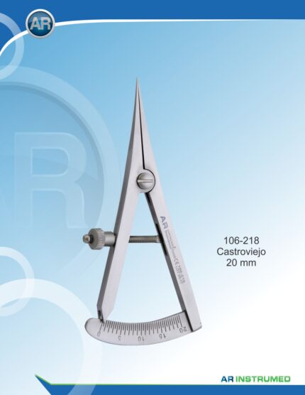 Castroviejo Caliper Straight 0-20mm