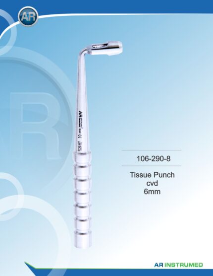 Punzón para pañuelos curvo 6mm