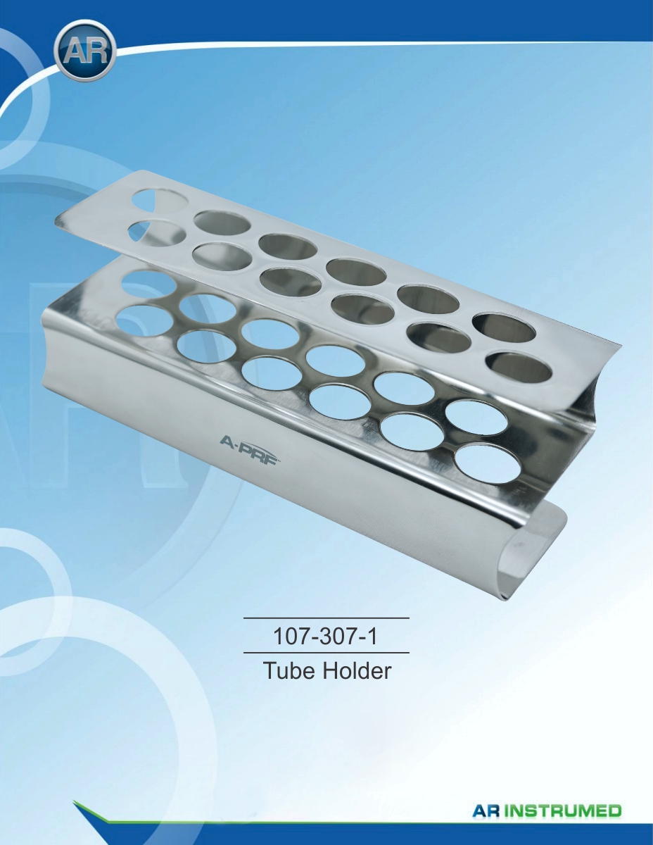 107-307-1-02.jpg AR INSTRUMED Tube Holder ist ein stabiler Halter zur sicheren Organisation und Fixierung von medizinischen oder zahnmedizinischen Röhrchen. Hergestellt aus hochwertigem, korrosionsbeständigem und sterilisierbarem Material, bietet er Langlebigkeit und hygienische Sicherheit im klinischen Einsatz. Das ergonomische Design sorgt für einfache Handhabung, Stabilität und effiziente Arbeitsabläufe im Labor oder Praxisalltag.