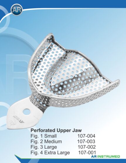 AR INSTRUMED Dental Abformlöffel Edelstahl Deutschland Rim Lock ergonomische größen markierte Griffe wiederverwendbar sterilisierbar Dentalinstrument