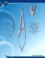 Needle Holder Castroviejo Curved wire 5-0, 6-0, 7-0 14.5cm – Image 2