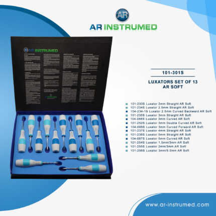 AR INSTRUMED 13-teiliges Root Luxator Set Deutschland Dentalinstrument Oralchirurgie Extraktion sterilisierbar