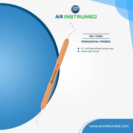 AR INSTRUMED CP-15-8-Parodontalsonde – Farbcodierte gekrümmte Spitze für präzise Parodontalmessung