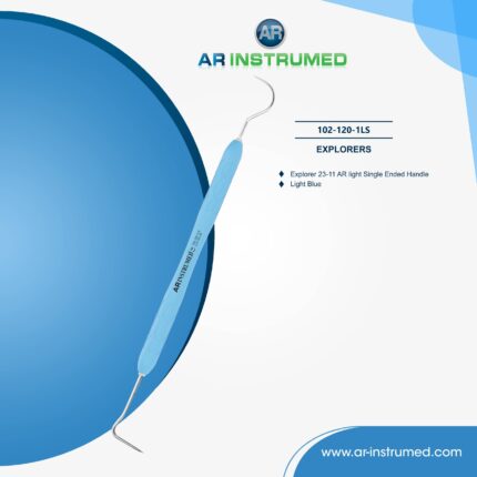 AR INSTRUMED Dental Explorer 23-11 aus Edelstahl mit Silikongriff für präzise zahnärztliche Diagnostik in Deutschland
