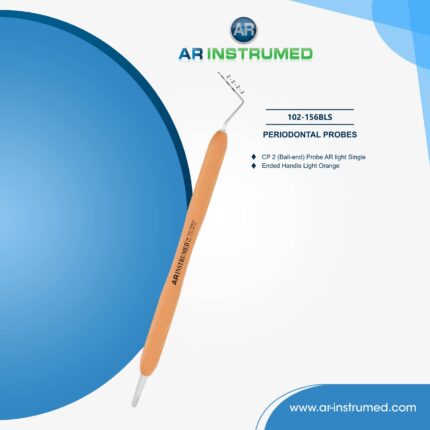 AR INSTRUMED Dental-CP-2-Parodontalsonde – Kugelspitze mit farbcodierter Markierung für präzise Parodontalmessung
