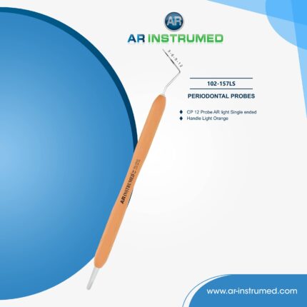 AR INSTRUMED CP-12-Parodontalsonde – Farbcodierte gekrümmte Spitze für präzise Parodontalmessung