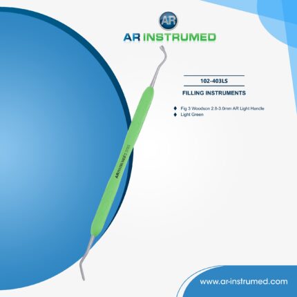 AR INSTRUMED Dental Kompositfüllungs-Plastikinstrument – Premium Edelstahl mit 2,8–3,0 mm plasma-beschichteter schwarzer Spitze für präzise Kompositmodellierung