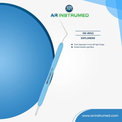 AR INSTRUMED Dental Endodontischer Spreader – Premium Edelstahl mit 0,4 mm plasma-gebogener Spitze für zuverlässige Wurzelkanalkompaktierung