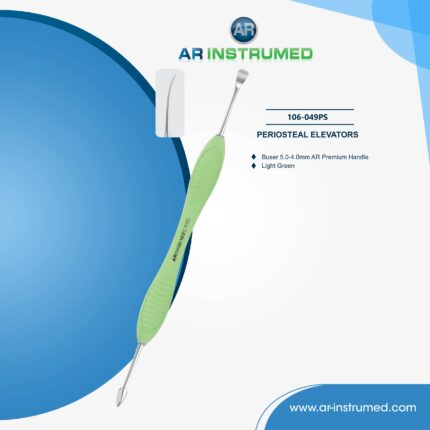 AR INSTRUMED Dental-Buser-Periost-Heber – Plasmabeschichtete Spitze 5,0–4,0 mm für orale Chirurgie